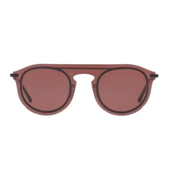 $350 Dolce&Gabbana Round Sunglasses Bordeaux Frame Smoke Lens Made in Italy NWT - Picture 3 of 14